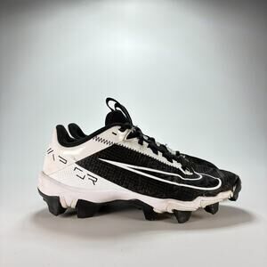 Nike Vapor Edge Shark 2 Black White Football Shoes DH5089-001 Youth Size 3Y